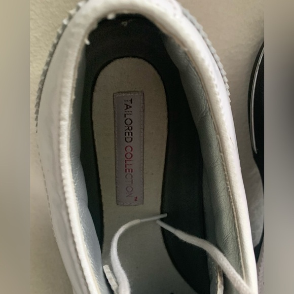 FootJoy Tailored Wingtip Spikeless Golf Shoes Womens Size 10 M White Black 91686 - Picture 6 of 16